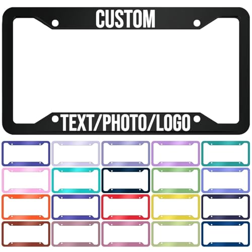 Custom License Plate Frame (4 Holes)