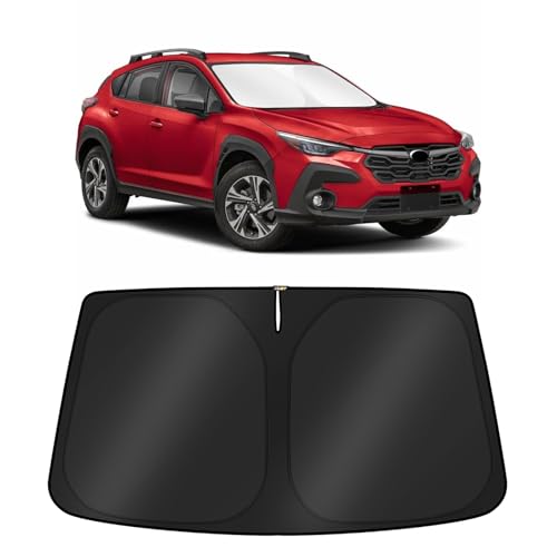 Windshield Sun Shade for Subaru Crosstrek Wagon 2026 2025 2024 2023 2022 2021 2020 2019 2018 Window Accessories Sunshade Sun Protector Foldable Block UV Rays Keep Car Cooler (For | Subaru Crosstrek 2018-present)