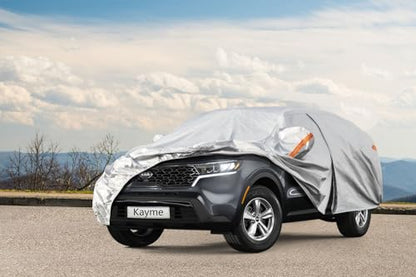6 Layers Waterproof SUV Car Cover for Kia Sorento 2012 (LM-Silver / 52. Custom Fit Kia Sorento)