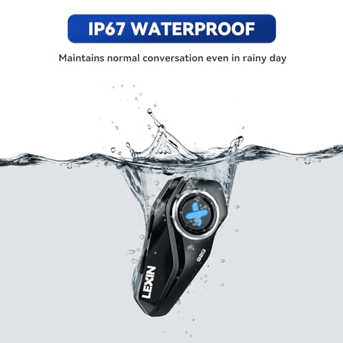 G2P Motorcycle Helmet Bluetooth Headset (Black 1)