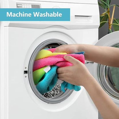 12PK Microfiber Cleaning Cloth (Multicolor)