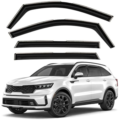 Window Deflectors Smoke Tinted In (For Sorento 21-26)