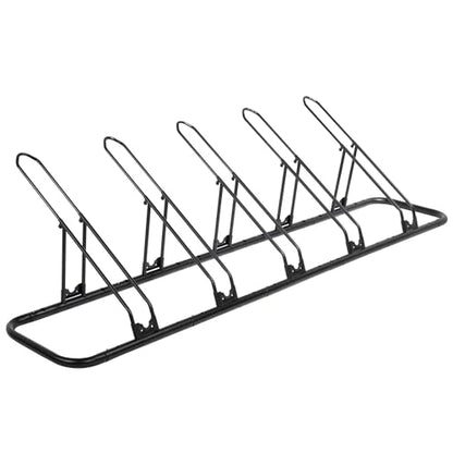 Bicycle Floor Parking Rack Stand (5 Bikes / Adjustable)