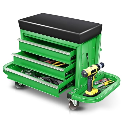 Mechanic Rolling Seat (Green)