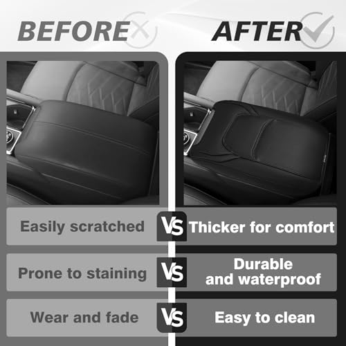 Armrest Cover for Nissan Pathfinder 2022 (33) 22-26 |Pathfinder| Black, Regular)