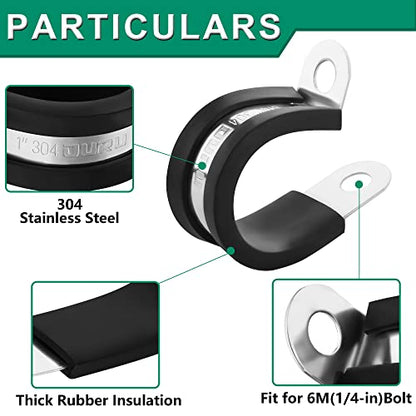 3 16 Inch Cable Clamps (30pcs - 3/16")