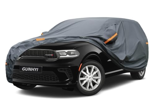 16 Layers Heavy Duty SUV Car Cover Waterproof All Weather (2 SUV Car Cover / 2 Fit SUV Jeep Length 201-208 inch)