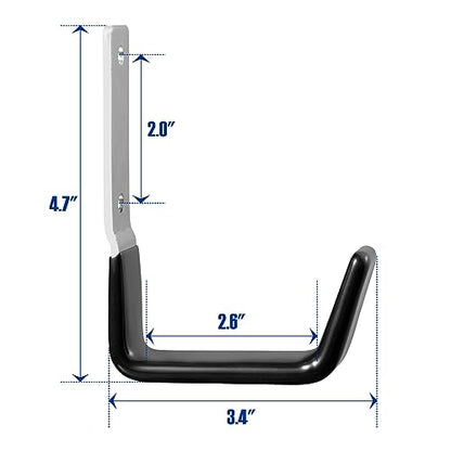 Heavy Duty Steel Garage Hooks (Small-4PC)