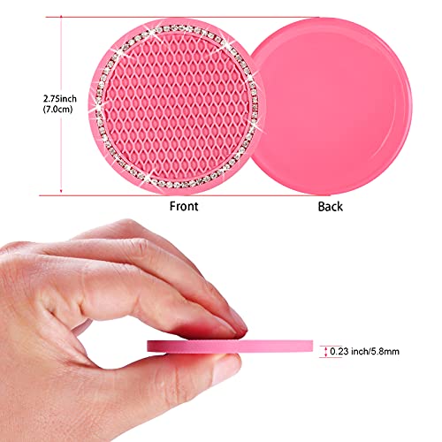 4PCS Bling Coaster (Pink / 4pack)