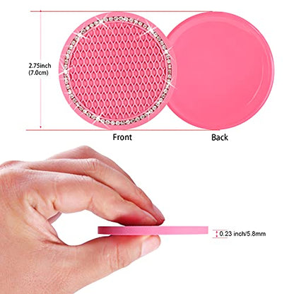 4PCS Bling Coaster (Pink / 4pack)