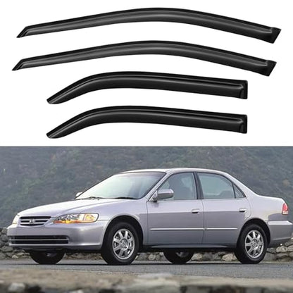 Window Visors Rain Guards for 1998 1999 2000 2001 2002 Honda Accord Sedan (1998-2002 Honda Accord)
