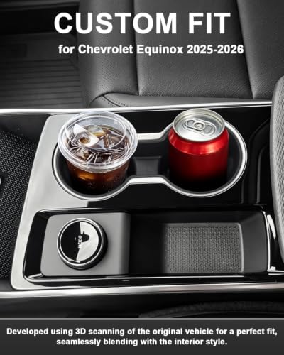 Car Cup Holder Inserts for Chevrolet Chevy Equinox 2026 2025