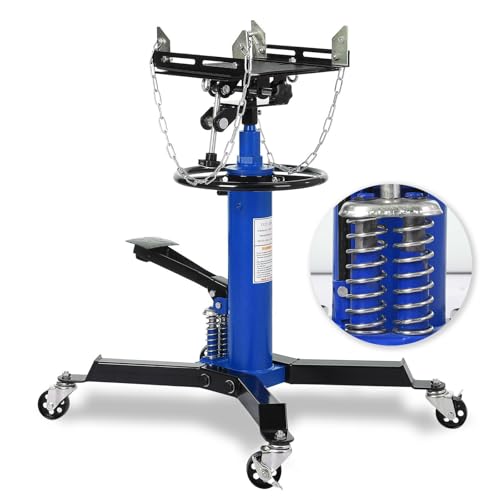 Dual Plunger Hydraulic Transmission Jack 1322lbs Capacity (1322 LBS / Blue)
