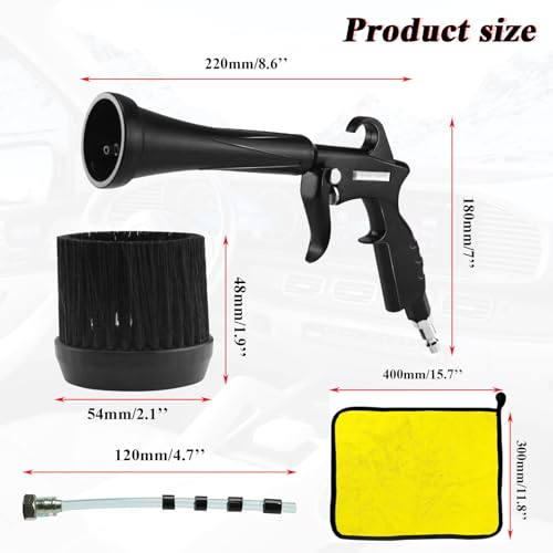Tornado Car Cleaning Gun Air Blow Gun for Compressor Pneumatic Tool (Hose Payment)