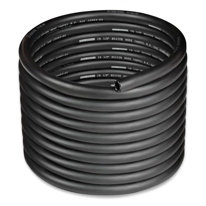 1 2" Heater Hose Coolant Radiator Straight 100PSI SAE 20R3 25FT Black (1/2 25FT)