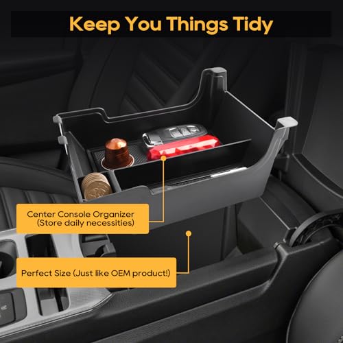 Ford Edge Console Organizer (2021-2025 For d Edge Console Box black)