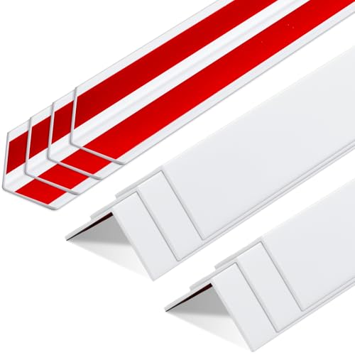 Wall Corner Protector Guards Self Adhesive (1-1/8 x 48 Inches / White)