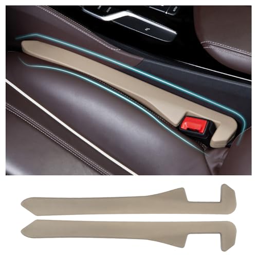 Car Seat Gap Filler 2 Pack (Beige/2pcs)