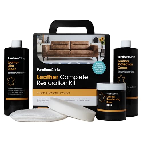 Leather Complete Restoration Kit (Medium Brown / Complete Kit)