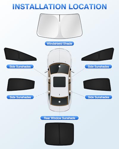 Sunshades for Toyota Prius 2023 (Toyota Prius 2023-Present)