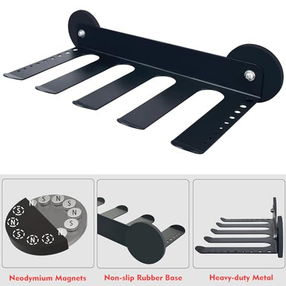 Power Tool Organizers and Storage Garage Drill Drivers Shelves Magnetic Mount 4 Slots (Power Tool Organizer 4 Slots)