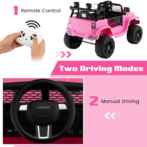 Kids Ride On Truck (Pink)