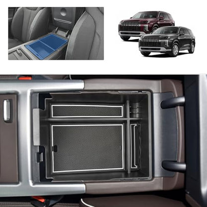 for Hyundai Palisade Center Console Organizer Tray for 2023
