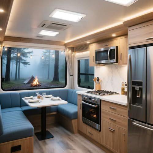 4 Pack 12 in RV LED Interior Lights (White / 4 pack)