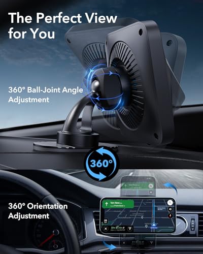 for MagSafe Car Mount Charger with CryoBoost Cooling for iPhone 17