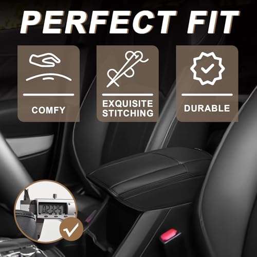 Armrest Cover for Subaru Forester 2019 (21) 19-24 |Forester| Black, Regular)