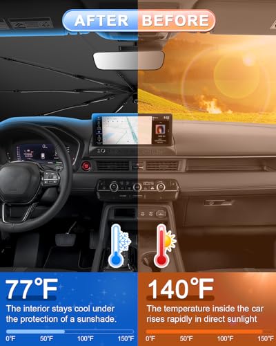 for 2026 2027 Honda Passport Car Windshield Sun Shade Umbrella (2026 2027 Passport)