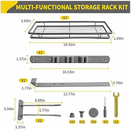 Over Door Tool Organizer (grey)