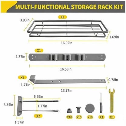 Over Door Tool Organizer (grey)
