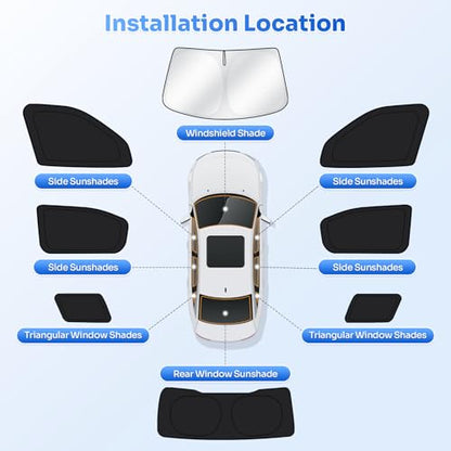 Window Shades for 2017 (GMC Acadia 2017-2023)
