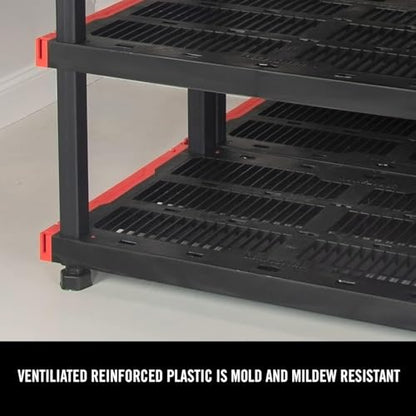 Craftsman 5 Tier Heavy Duty Plastic Storage Shelves (5-Tier)