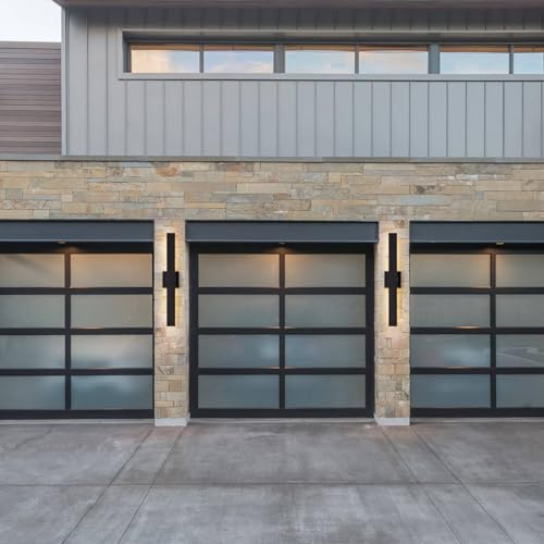 Modern Outdoor Wall Light Fixtures 27.2" Black Outdoor Porch Lights Exterior LED Wall Sconces (Black / 27.2 inch-1 Pack)