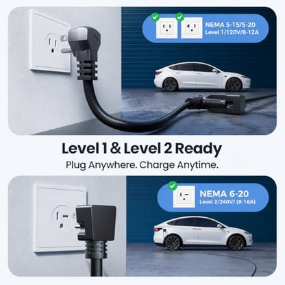 2026 Upgraded Level 1&2 (For All Nacs EVs)