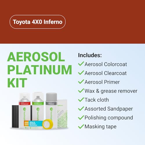 Car Paint Touch Up Spray Kit (Aerosol Spray - Platinum Kit / Inferno)