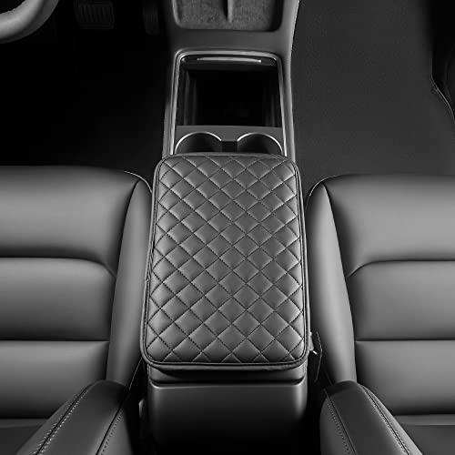 Car Armrest Covers (Classy Black / S - 12.0*8.1 inches)