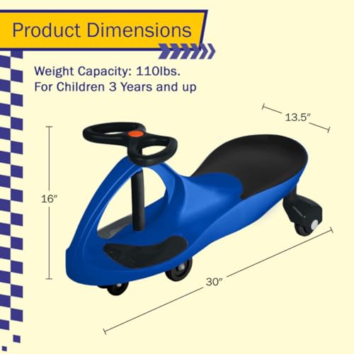 Lil’ Rider Wiggle Car (Blue and Black)