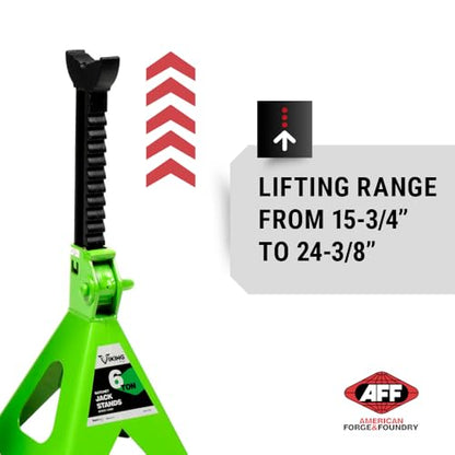 Viking 6 Ton Jack Stand Set (6 Ton)