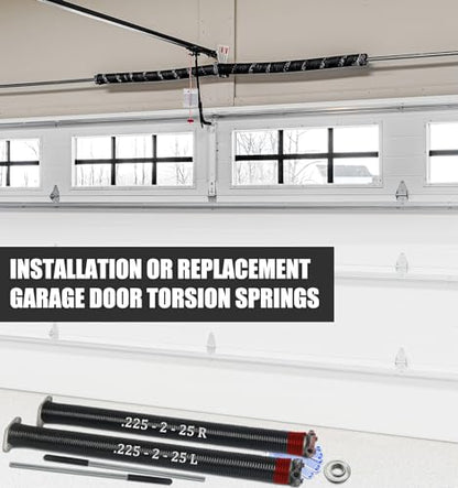 Garage Door Torsion Spring Set (.225x2x25")