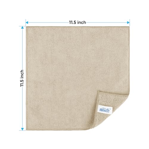 Brown Microfiber Cleaning Cloth (Brown)