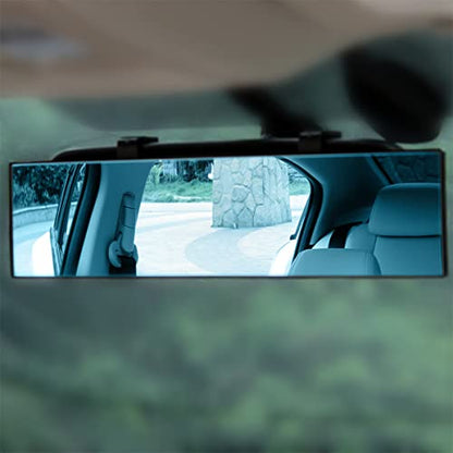 12 Inch Panoramic Car Rearview Mirror (Blue)