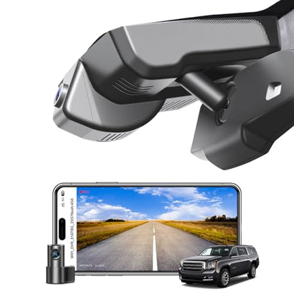 Front 4K & Rear 1080P Dash Cam for GMC Yukon (Model D Front 4K and Rear 1080P)