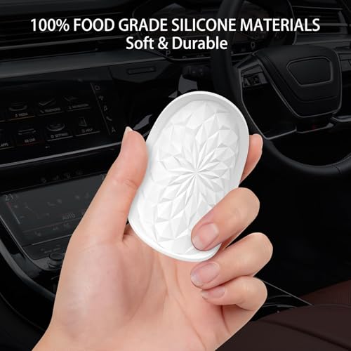Car Coasters for Cup Holders [4 Pack] (4pack-white)
