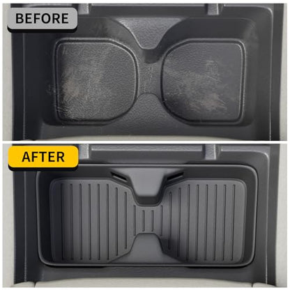 Cup Holder Compatible with 2024 (Compatible with 2024+ Santa Fe Black)