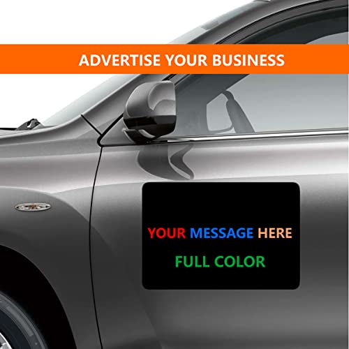 2 Pack Blank Car Door Magnet Sticker (24x12 inch Black (2 PACK) / Black)