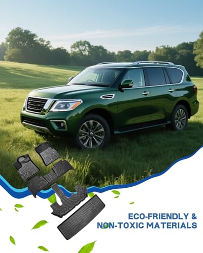 Floor Mats & Cargo Liner for Nissan Armada (For Nissan Armada/Infiniti QX80 | 2025 | Combo Set | 7 Seats)