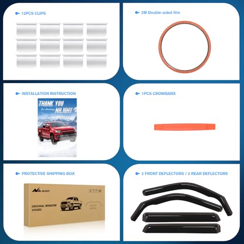 in Channel Rain Guards for Ford Bronco Sport 2021 (Bronco Sport 2021-2025)